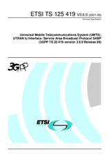 Standard ETSI TS 125419-V3.6.0 30.9.2001 preview