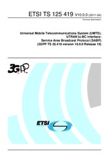 Standard ETSI TS 125419-V10.0.0 14.4.2011 preview