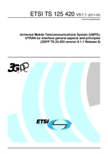 Standard ETSI TS 125420-V9.1.1 14.4.2011 preview
