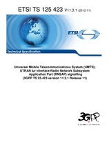 Standard ETSI TS 125423-V11.3.1 21.11.2012 preview