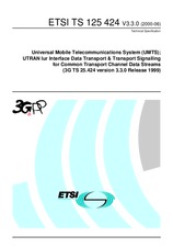 Standard ETSI TS 125424-V3.3.0 22.6.2000 preview