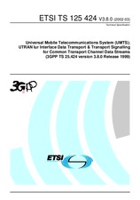 Standard ETSI TS 125424-V3.8.0 31.3.2002 preview