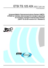 Standard ETSI TS 125424-V9.0.1 14.4.2011 preview