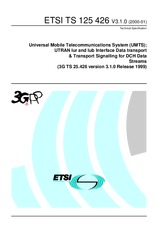 Standard ETSI TS 125426-V3.1.0 28.1.2000 preview