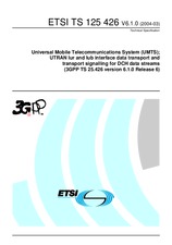 Standard ETSI TS 125426-V6.1.0 14.5.2004 preview