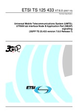 Standard ETSI TS 125433-V7.6.0 26.10.2007 preview