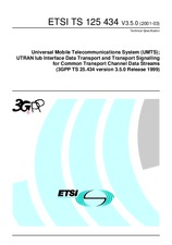 Standard ETSI TS 125434-V3.5.0 31.3.2001 preview