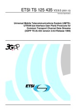 Standard ETSI TS 125435-V3.9.0 31.12.2001 preview
