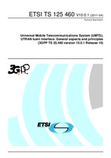 WITHDRAWN ETSI TS 125460-V10.0.0 21.1.2011 preview