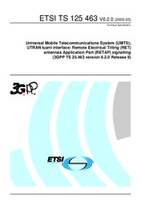 Standard ETSI TS 125463-V6.2.0 31.3.2005 preview