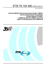 Standard ETSI TS 125469-V8.0.0 20.1.2009 preview