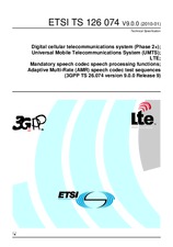 Standard ETSI TS 126074-V9.0.0 14.1.2010 preview