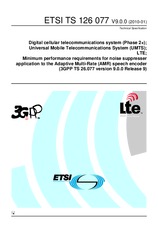 Standard ETSI TS 126077-V9.0.0 14.1.2010 preview