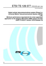 Standard ETSI TS 126077-V10.0.0 19.4.2011 preview