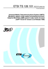 Standard ETSI TS 126101-V3.3.0 31.3.2002 preview
