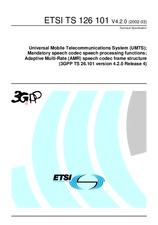 Standard ETSI TS 126101-V4.2.0 31.3.2002 preview