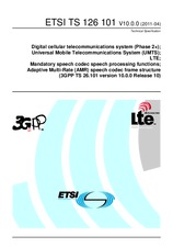 Standard ETSI TS 126101-V10.0.0 19.4.2011 preview