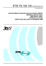 Standard ETSI TS 126102-V3.3.0 31.3.2001 preview