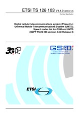 Standard ETSI TS 126103-V4.4.0 31.12.2004 preview