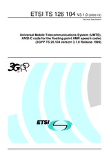 Standard ETSI TS 126104-V3.1.0 31.12.2000 preview