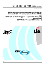 Standard ETSI TS 126104-V9.0.0 14.1.2010 preview