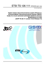 Standard ETSI TS 126111-V10.0.0 19.4.2011 preview