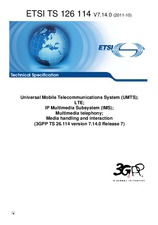 Standard ETSI TS 126114-V7.14.0 21.10.2011 preview