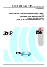 Standard ETSI TS 126132-V10.0.0 7.4.2011 preview