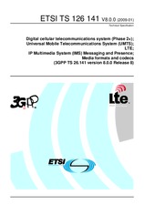 Standard ETSI TS 126141-V8.0.0 22.1.2009 preview