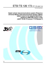 Standard ETSI TS 126173-V7.1.0 15.10.2007 preview