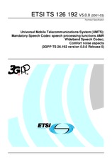 Standard ETSI TS 126192-V5.0.0 6.8.2002 preview