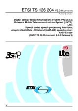 Standard ETSI TS 126204-V9.0.0 14.1.2010 preview