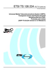 Standard ETSI TS 126234-V5.7.0 31.3.2005 preview