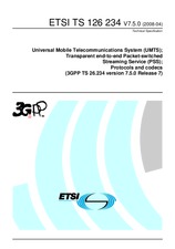 Standard ETSI TS 126234-V7.5.0 23.4.2008 preview