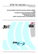 Standard ETSI TS 126234-V10.0.0 7.4.2011 preview