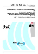 Standard ETSI TS 126237-V8.2.0 19.6.2009 preview