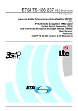 Standard ETSI TS 126237-V9.2.0 14.4.2010 preview