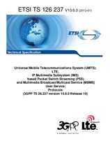Standard ETSI TS 126237-V10.6.0 22.1.2013 preview