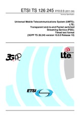 Standard ETSI TS 126245-V10.0.0 19.4.2011 preview