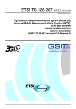 Standard ETSI TS 126267-V8.3.0 18.1.2010 preview