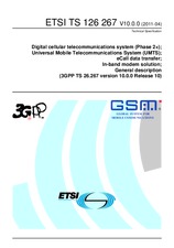 Standard ETSI TS 126267-V10.0.0 19.4.2011 preview
