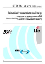 Standard ETSI TS 126273-V8.0.0 22.1.2009 preview
