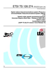 Standard ETSI TS 126274-V10.0.0 20.4.2011 preview