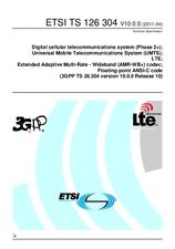 Standard ETSI TS 126304-V10.0.0 20.4.2011 preview