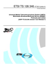 Standard ETSI TS 126346-V7.8.0 1.7.2008 preview