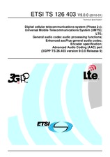 Standard ETSI TS 126403-V9.0.0 18.1.2010 preview