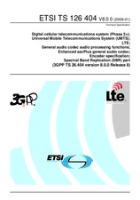Standard ETSI TS 126404-V8.0.0 22.1.2009 preview