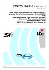 Standard ETSI TS 126410-V10.0.0 20.4.2011 preview