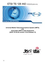 WITHDRAWN ETSI TS 126442-V12.0.0 2.10.2014 preview