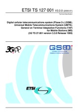 Standard ETSI TS 127001-V3.3.0 28.1.2000 preview